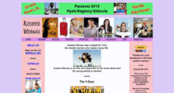 Desktop Screenshot of kosherwoman.com